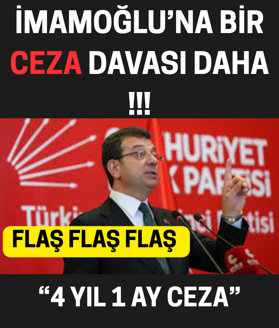 İMAMOĞLU'NA BİR DAVA DAHA...