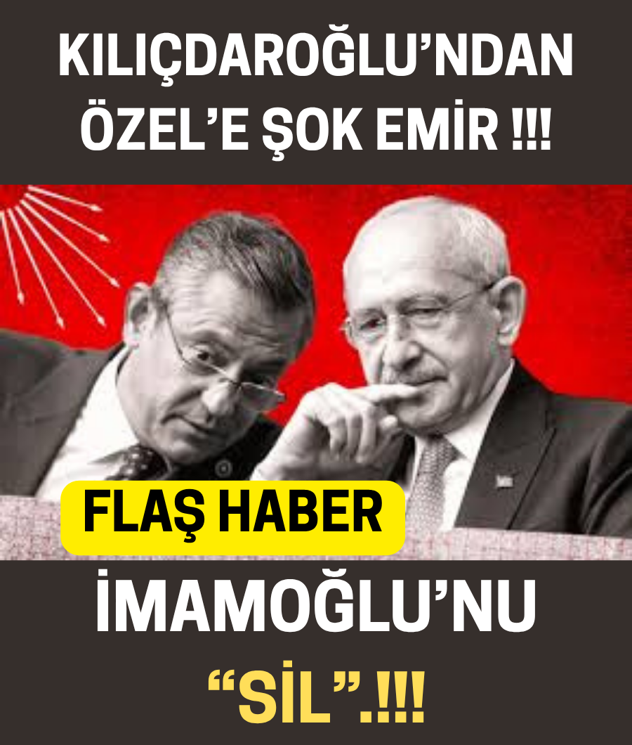 İMAMOĞLU'NU SİL...